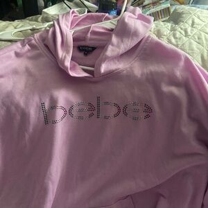 bebe Lilac Hooded Pullover